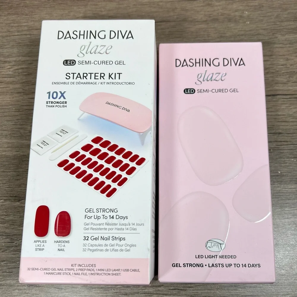 Dashing Diva Starter Kit UV Gel Wrap Mani & Pedi Bundle